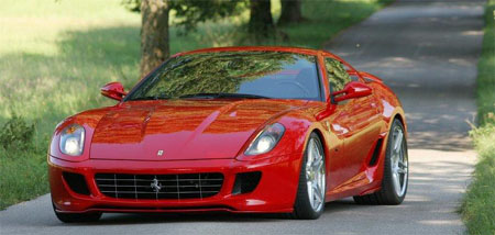 Ferrari exotic sports car