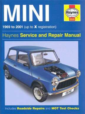 Mini 1969 to 1970 Haynes service and repair manual