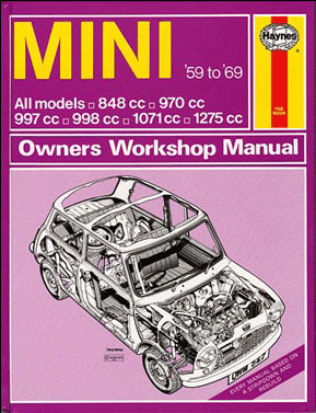 Haynes MINI Owners workshop manual 59 to 69