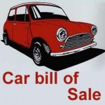 <b>Car bill of sale</b>
