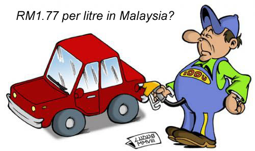 Putting RM1.77 petrol in Malaysia