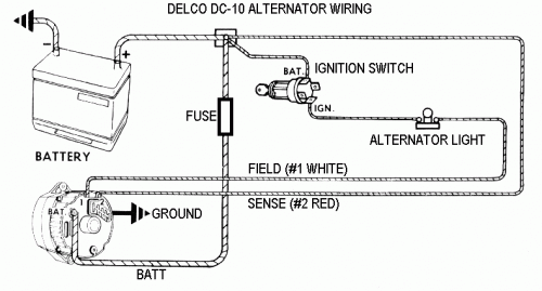 alternator wiring diagram