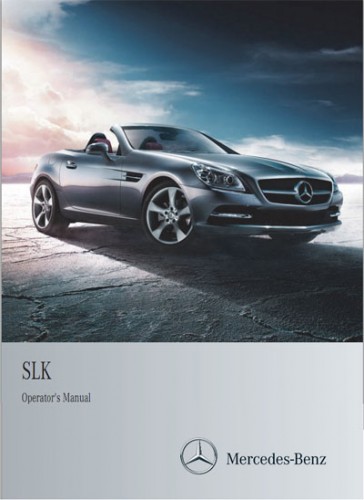 Mercedes-Benz SLK owner's manual cover