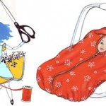 <b>Free sewing pattern for a baby car seat cover</b>