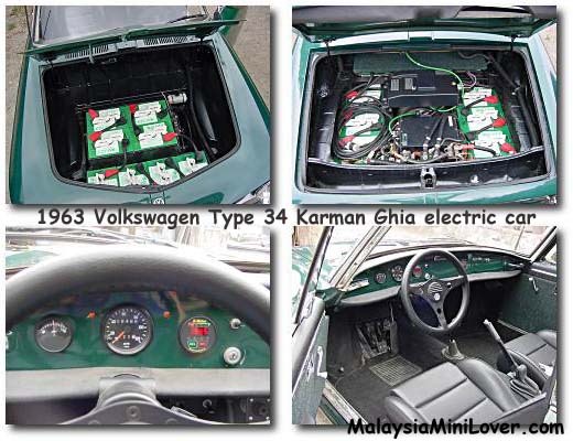 Volkswagen Type 34 Karman Ghia electric car