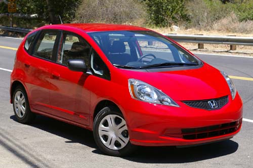 red honda jazz