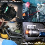 <b>Where is the fuel filter located?</b>