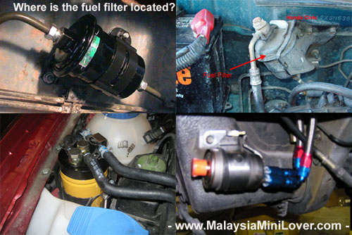 fuel filter location
