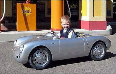 David Beckham's son's car