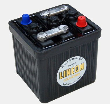Lincoln six volt battery