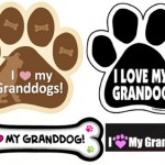 <b>“I Love My Granddogs” Car Magnet</b>