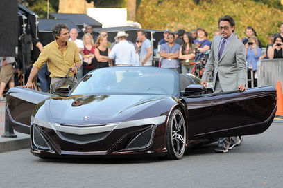 Acura NSX spotted in The Avengers shooting