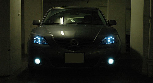 Mazda3 with spyder headlights
