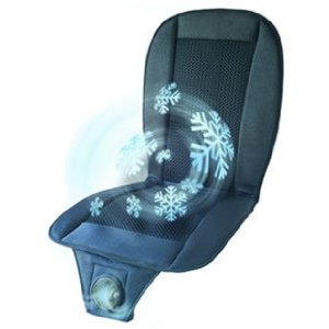 Self-cooling car seat cushion