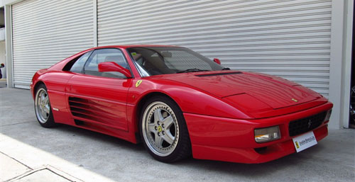 Ferrari 348 red color