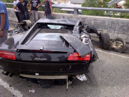 Lamborghini Gallardo accident