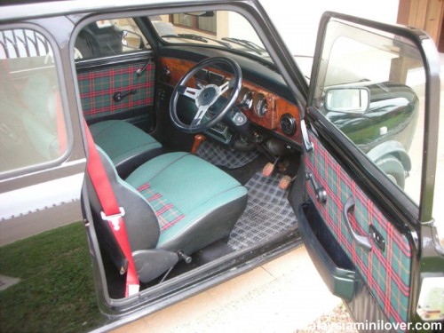 1995 Mini Tartan interior