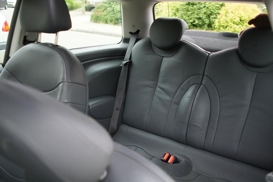 Mini Cooper S rear seat