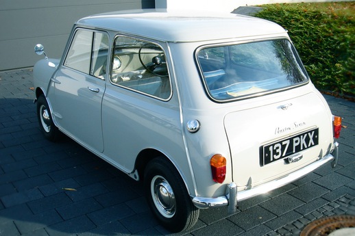 1960 Austin Seven 850 MK1 rear view