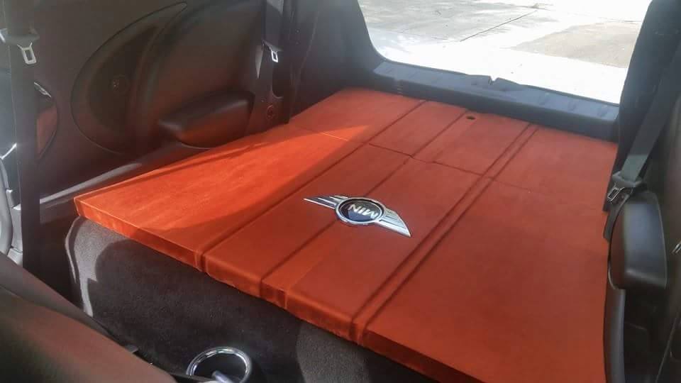 Mini Cooper back seat