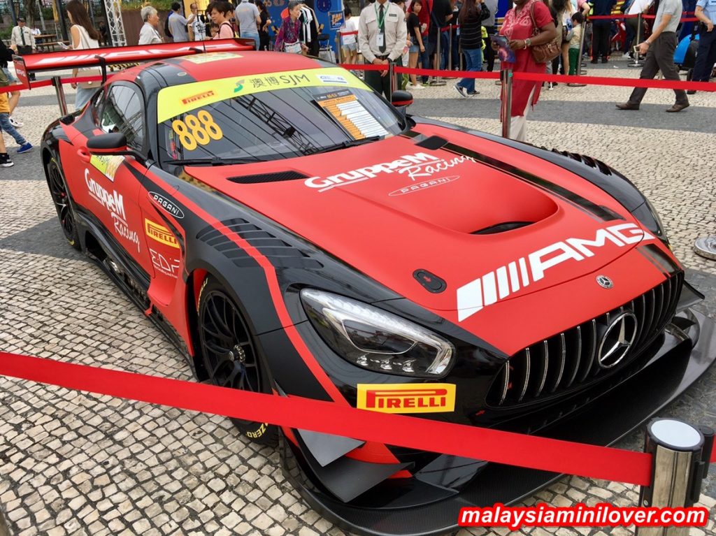 Macau Grand Prix Mercedes-Benz race car